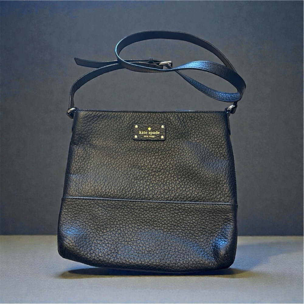Kate Spade Textured Black Shoulder Bag